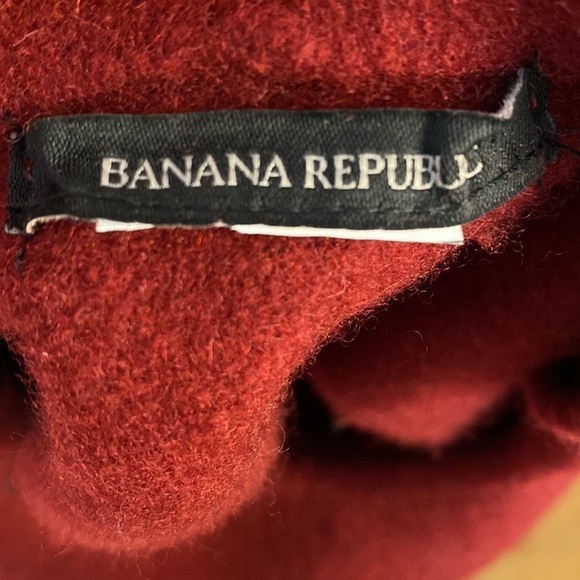 WOOL beret burgundy banana republic blend stretch - Picture 8 of 9